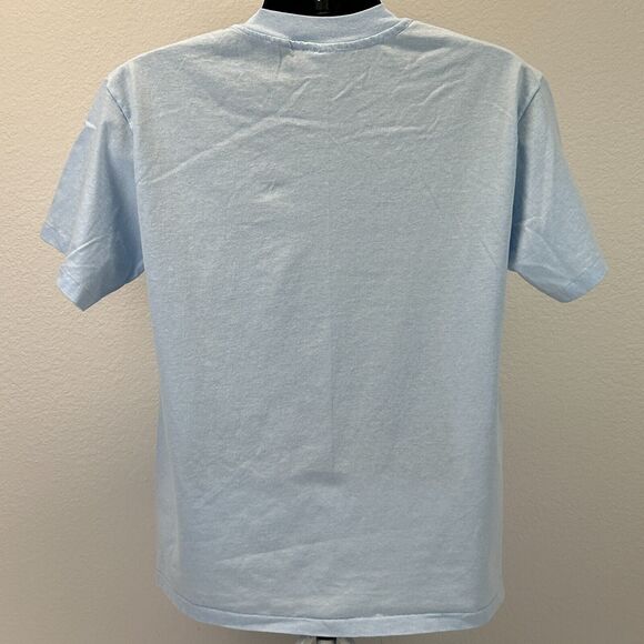Vintage GMS Science Club T Shirt Mens Large Scientist School 90s USA Made Blue - Picture 3 of 8